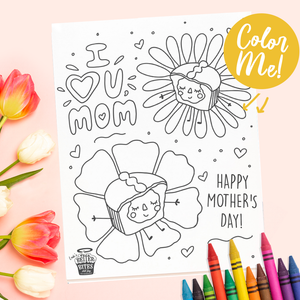 Mother's Day Coloring Sheet - FREE DOWNLOAD